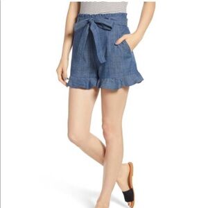 BP Tie Waist Chambray Shors